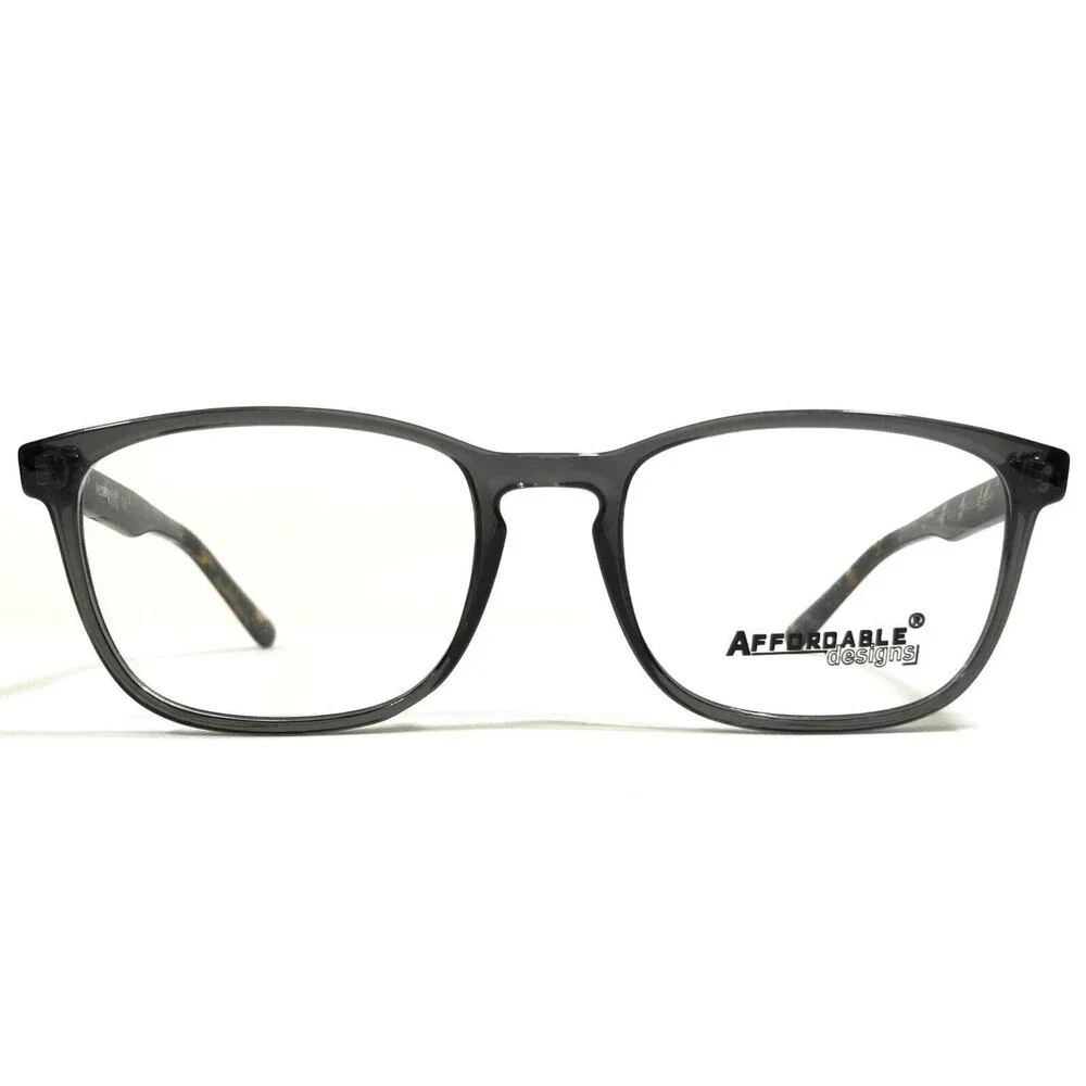 Affordable Designs Eyeglasses Frames HARRY BLUE TORTOISE Square 52-19-145